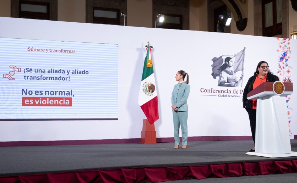 Gobierno de Sheinbaum lanza campaña contra violencia hacia las mujeres plantean 10 compromisos