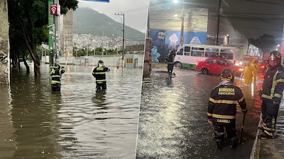 CDMX vuelve a ser lago Reportan inundaciones en Periférico, Insurgentes y Tlalpan por fuertes lluvias
