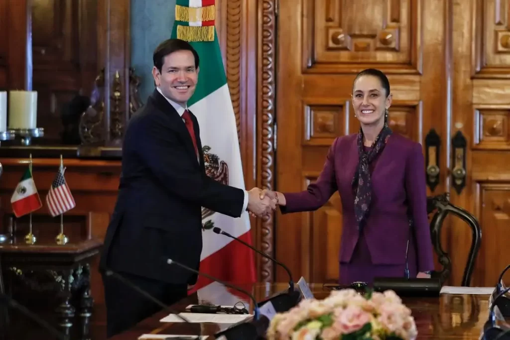 Acuerdo en seguridad y migración con respeto a la soberanía yterritorialidad concluye reunión SheinbaumRubio